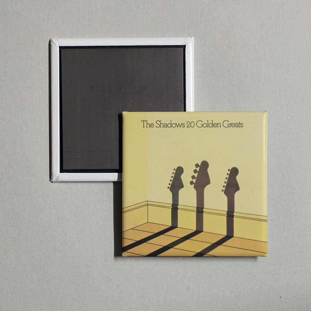 The Shadows - 20 Golden Greats Album Cover Fridge Magnet