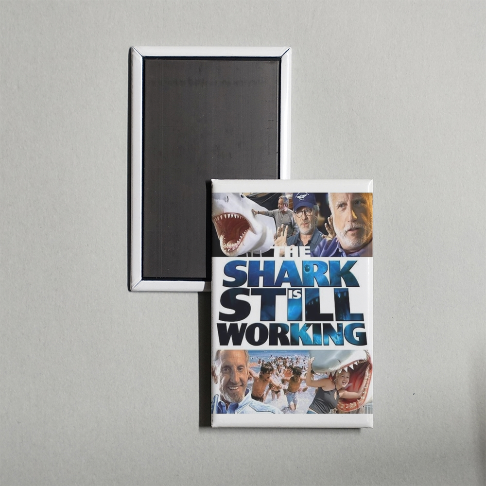 The Shark Is Still Working The Impact & Legacy of Jaws Mini Movie Fridge Magnet