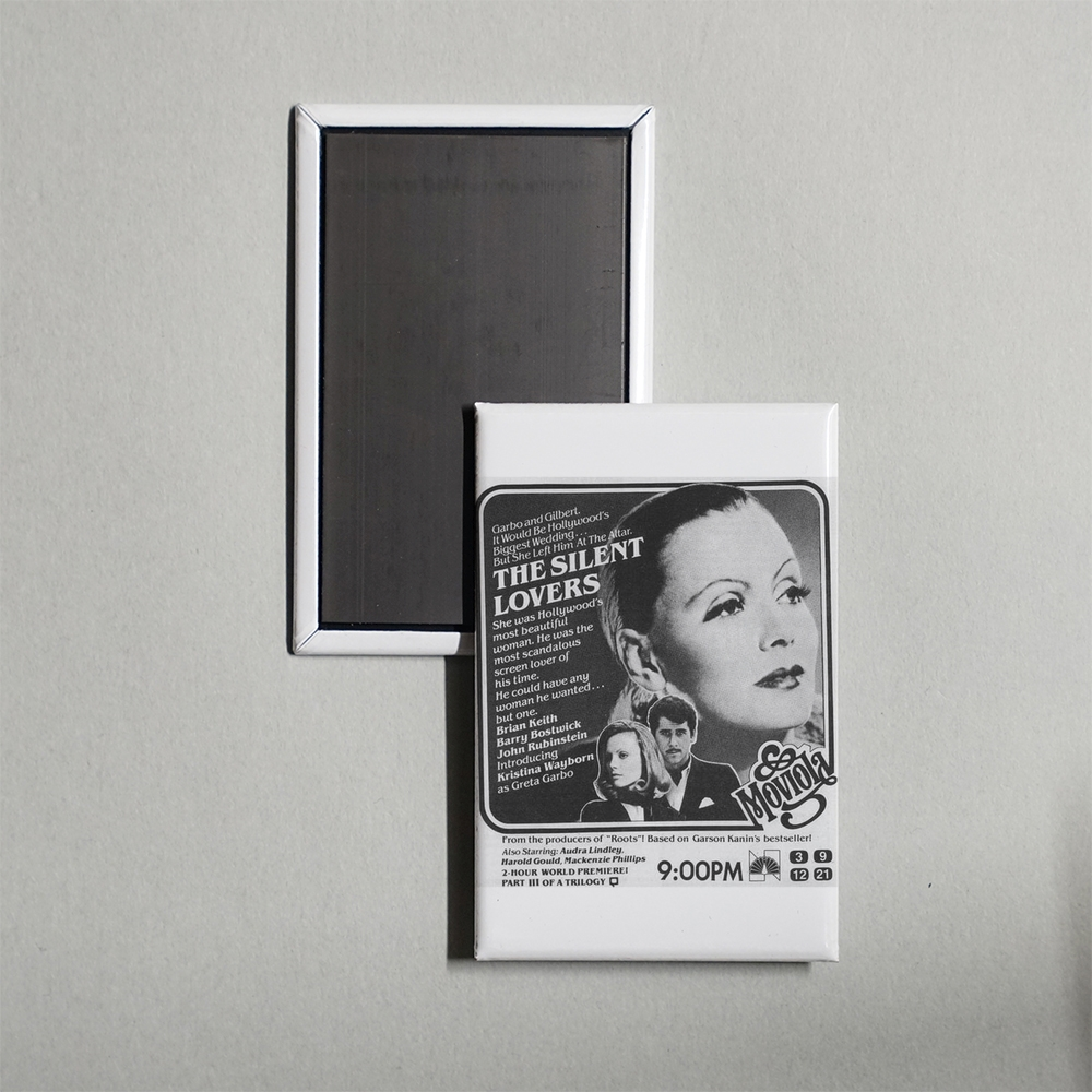 The Silent Lovers Mini Movie Fridge Magnet