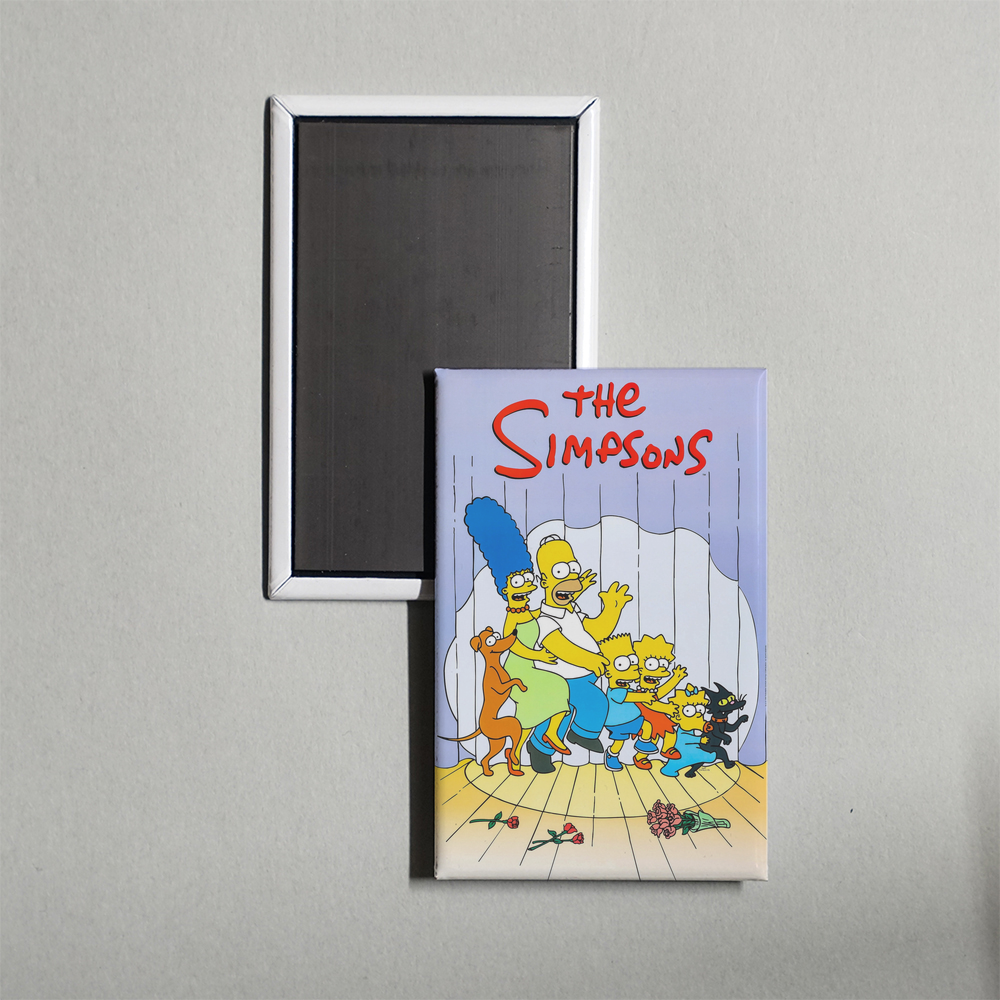 The Simpsons D TV Show Mini Fridge Magnet