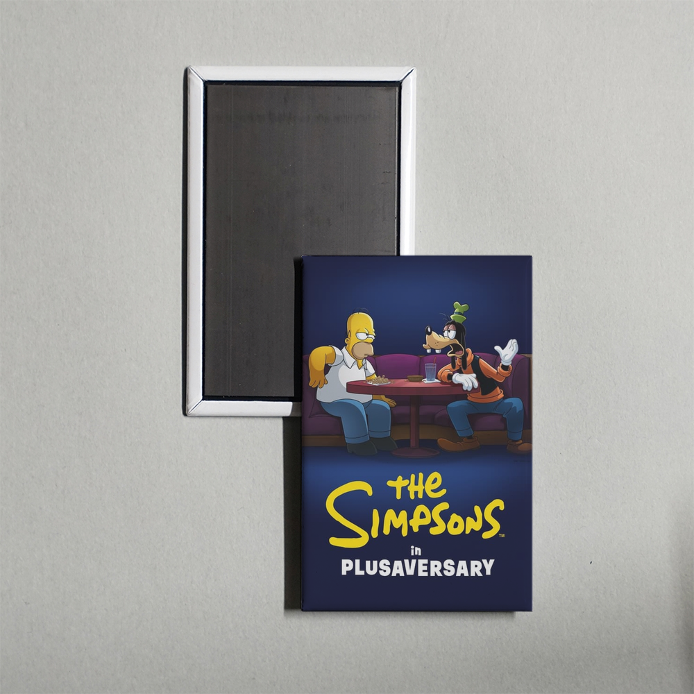 The Simpsons in Plusaversary Mini Movie Fridge Magnet