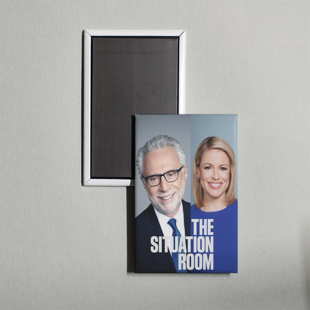 The Situation Room with Wolf Blitzer TV Show Fridge Magnet