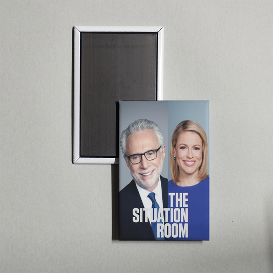 The Situation Room with Wolf Blitzer TV Show Fridge Magnet