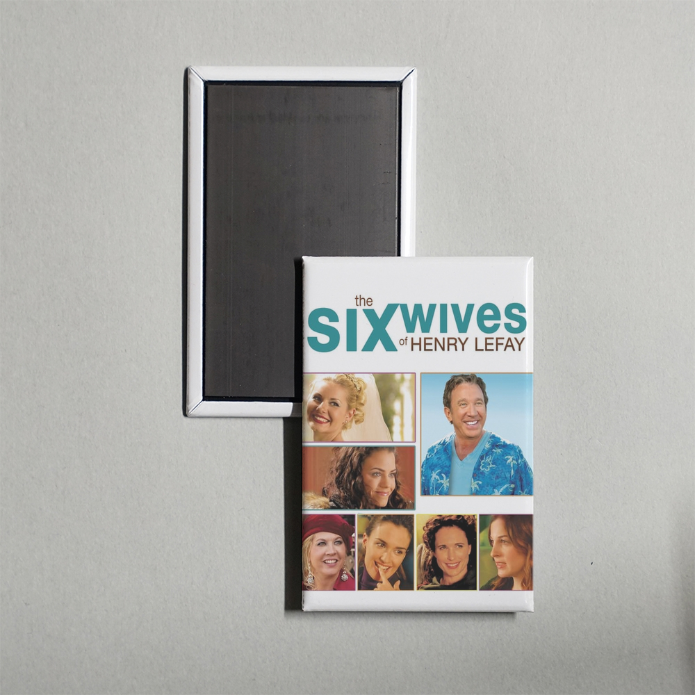 The Six Wives of Henry Lefay Mini Movie Fridge Magnet