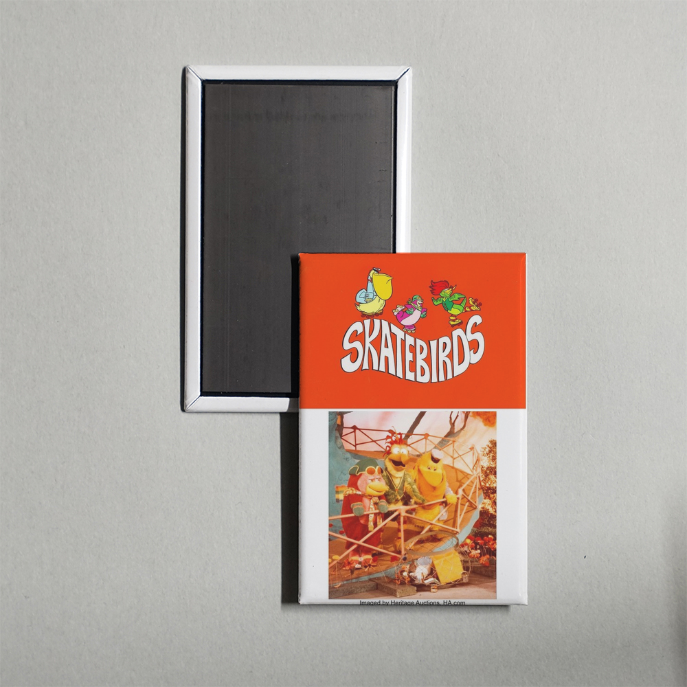 The Skatebirds TV Show Fridge Magnet