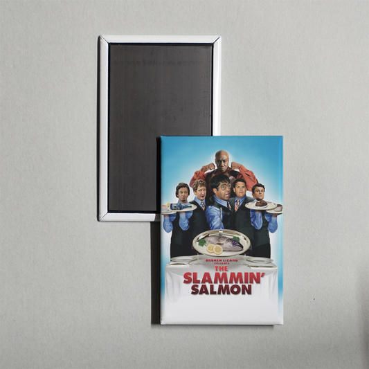 The Slammin' Salmon Mini Movie Fridge Magnet