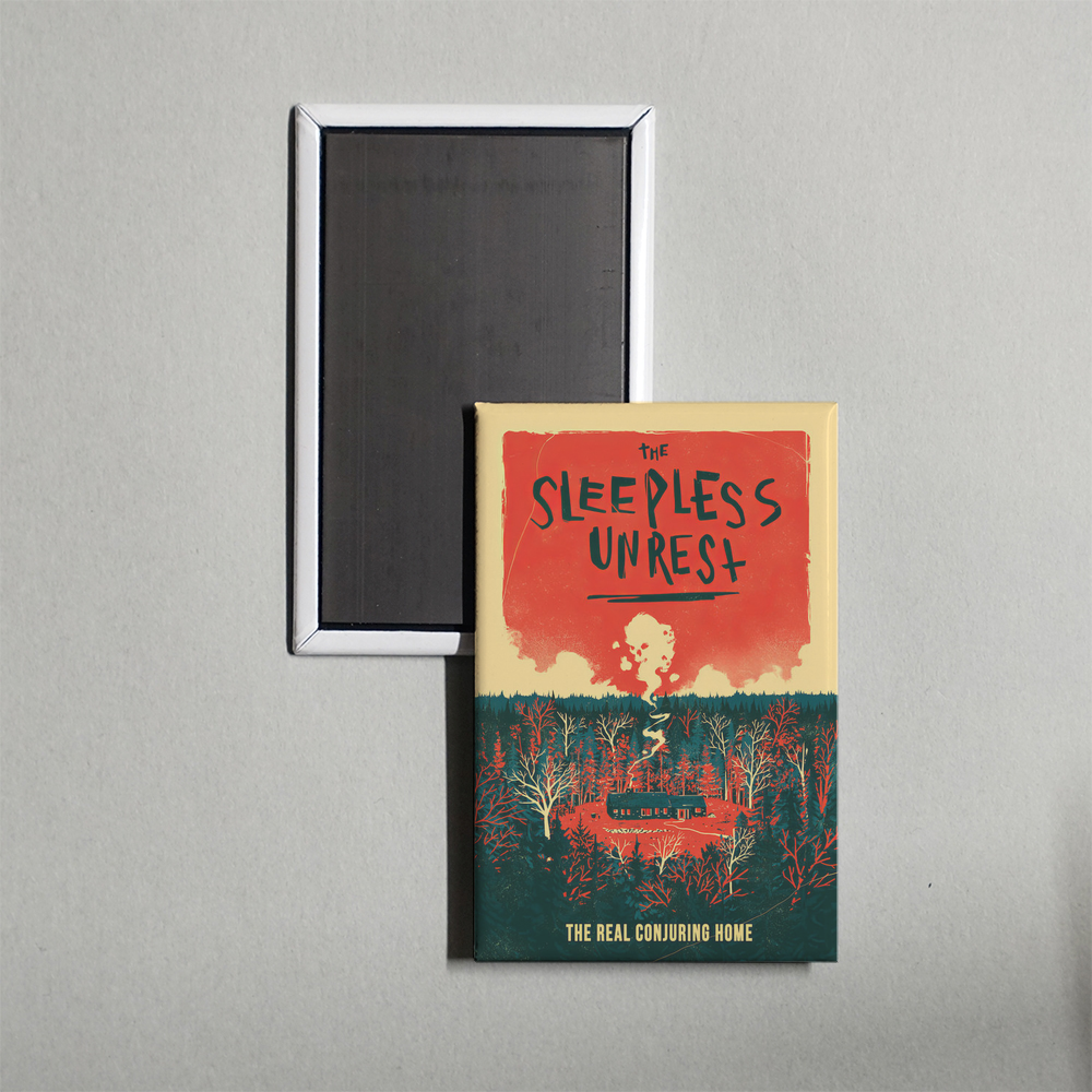 The Sleepless Unrest The Real Conjuring Home Mini Movie Fridge Magnet