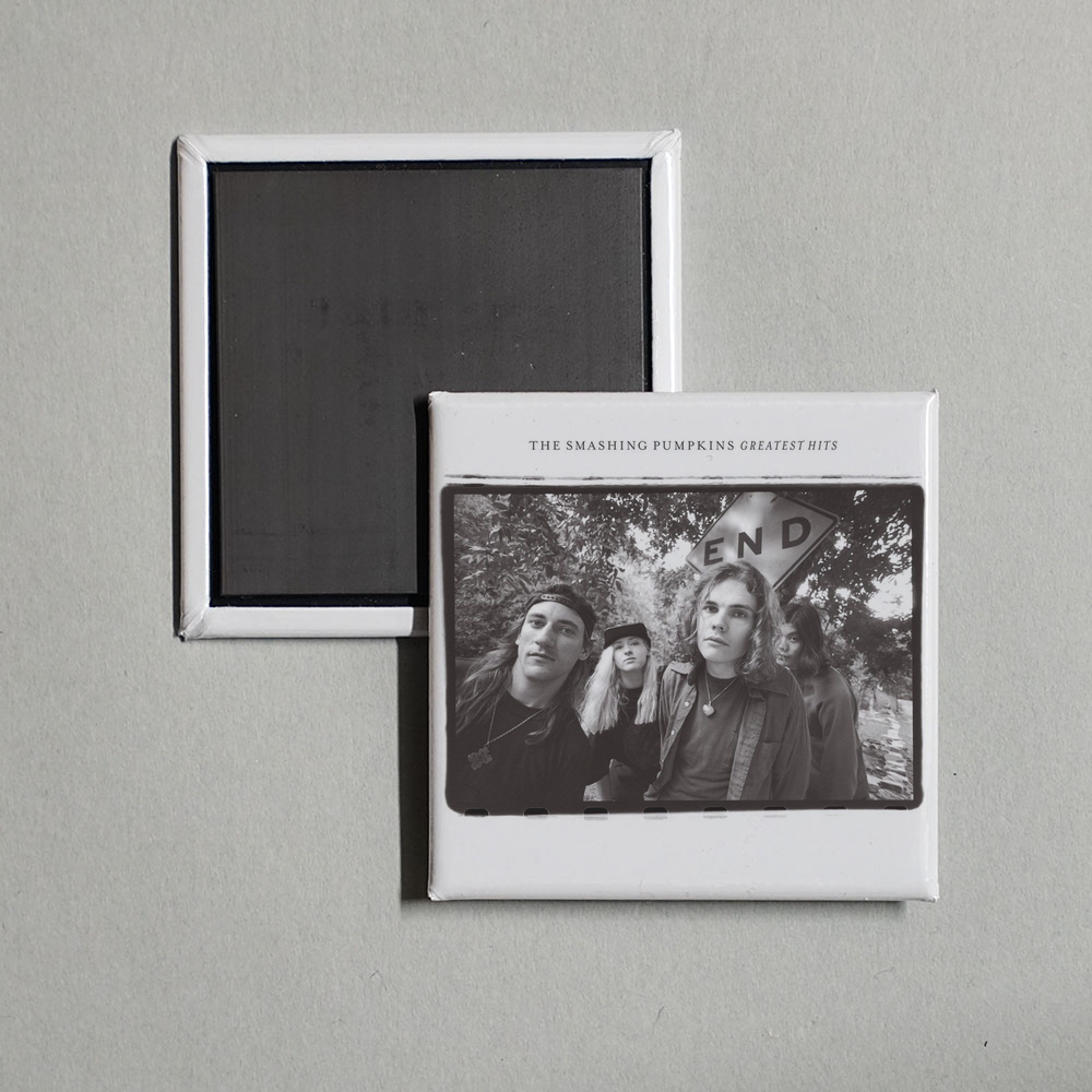 The Smashing Pumpkins - (Rotten Apples) The Smashing Pumpkins Greatest Hits Album Cover Fridge Magnet