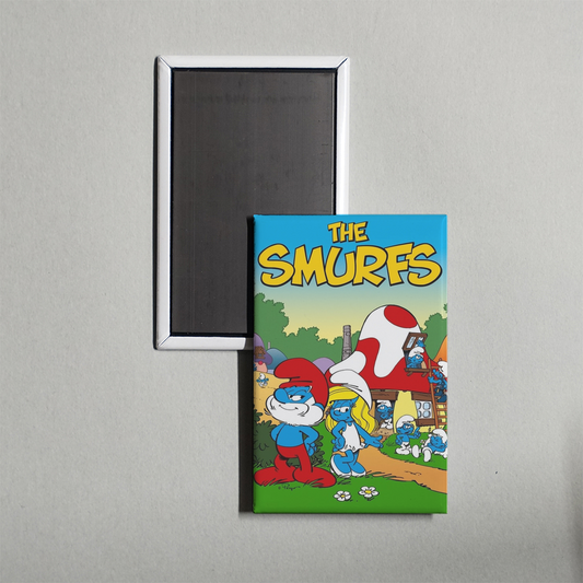 The Smurfs TV Show Fridge Magnet