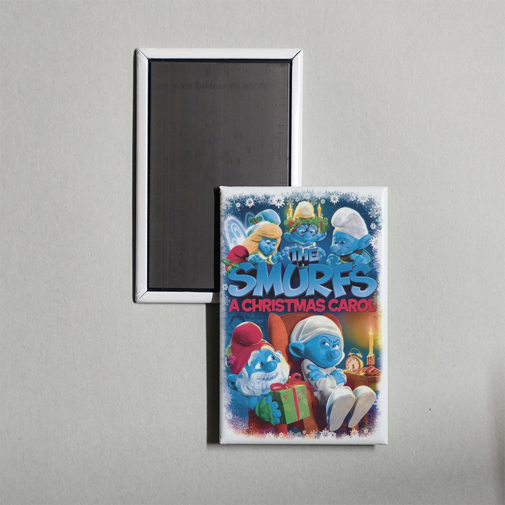 The Smurfs A Christmas Carol Mini Movie Fridge Magnet