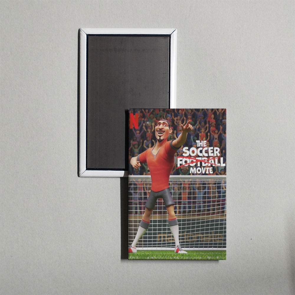 The Soccer Football Movie Mini Movie Fridge Magnet