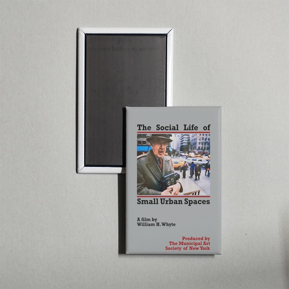 The Social Life of Small Urban Spaces Mini Movie Fridge Magnet