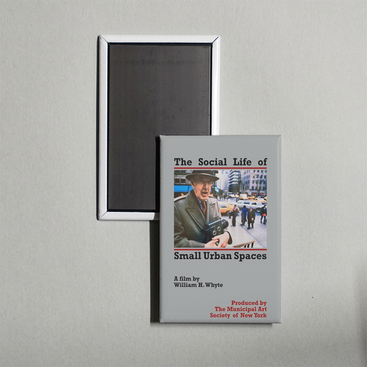 The Social Life of Small Urban Spaces Mini Movie Fridge Magnet