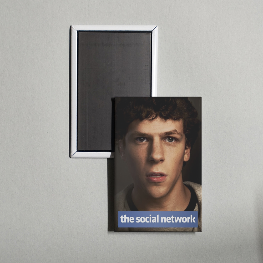 The Social Network Mini Movie Fridge Magnet