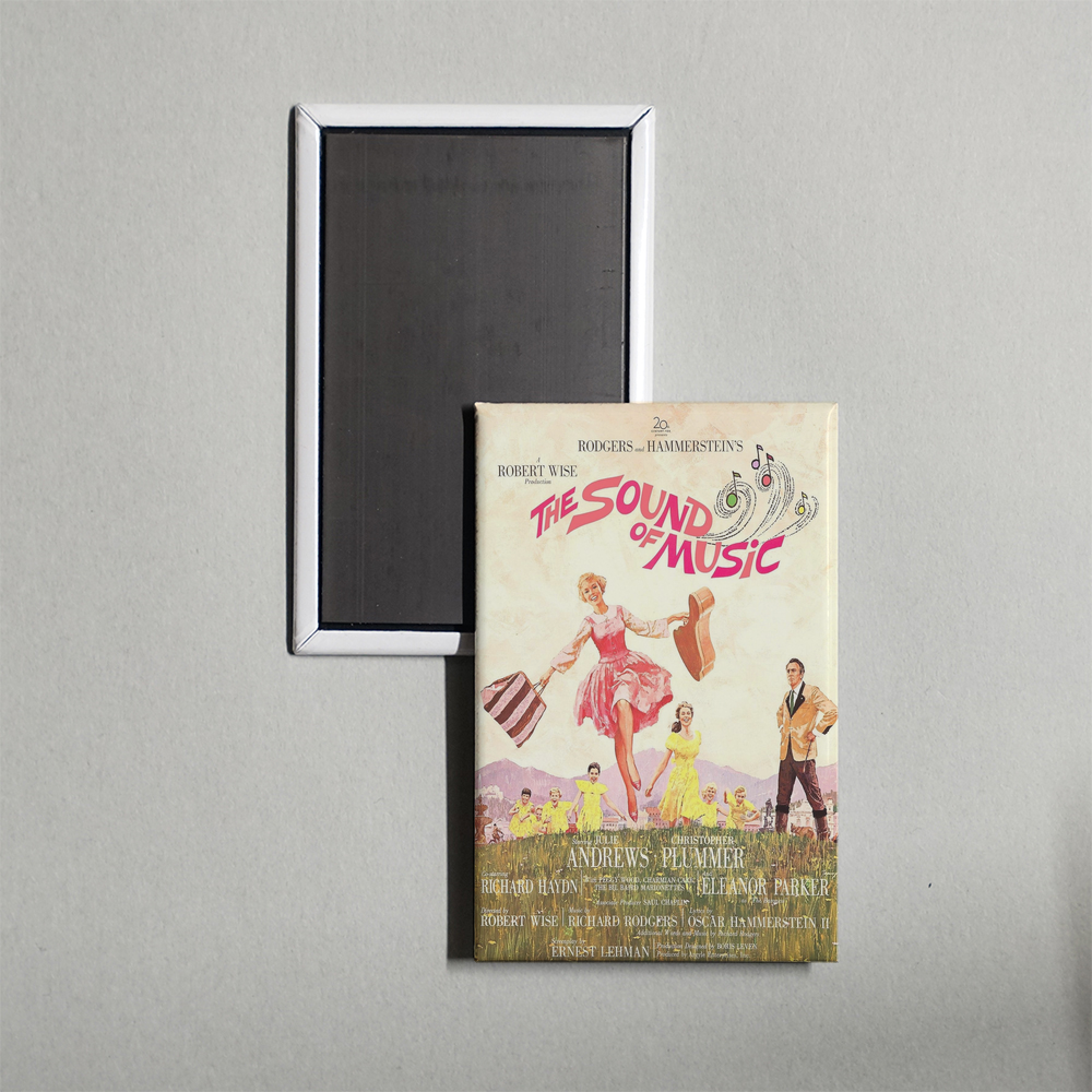 The Sound of Music B Mini Movie Fridge Magnet