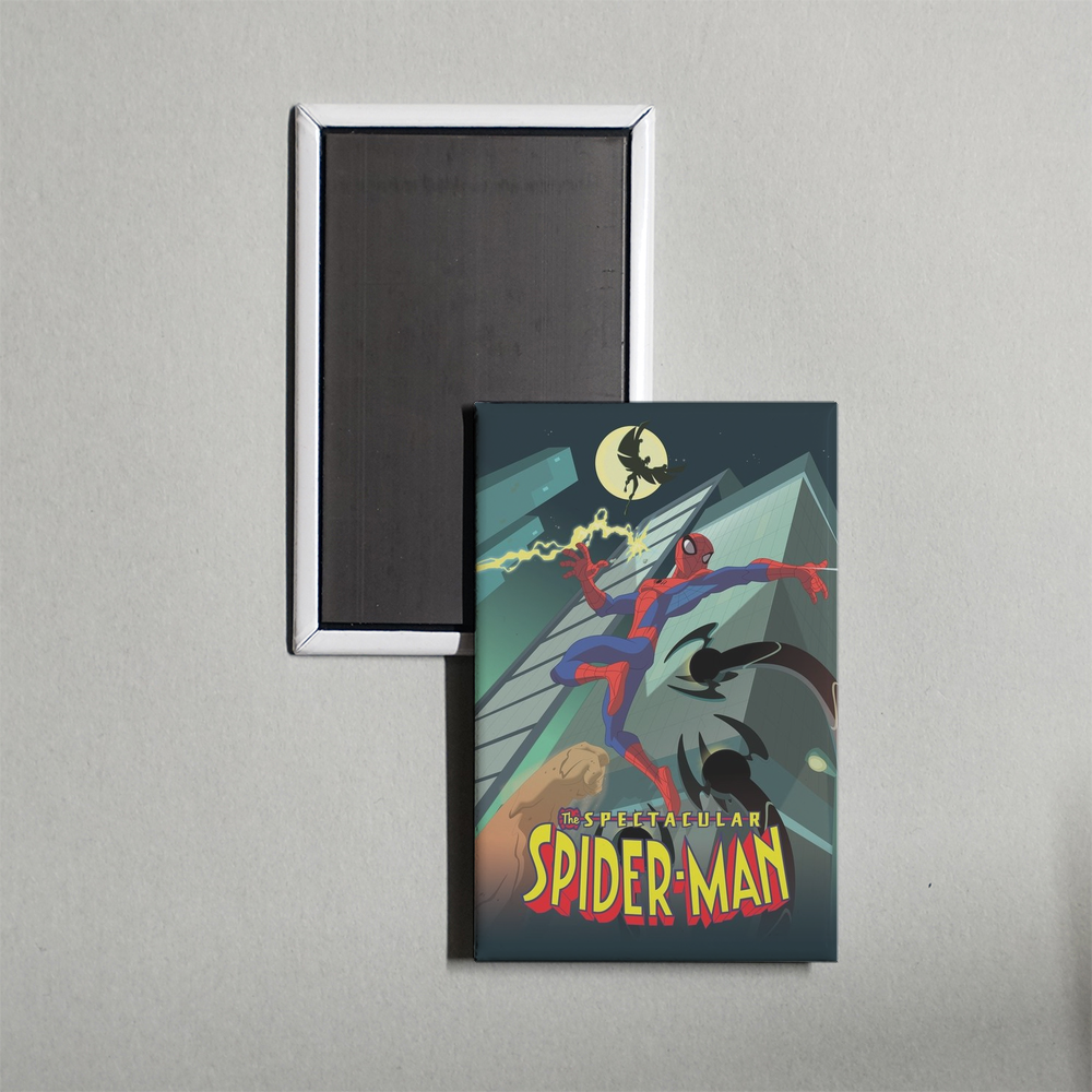 The Spectacular Spideran TV Show Fridge Magnet