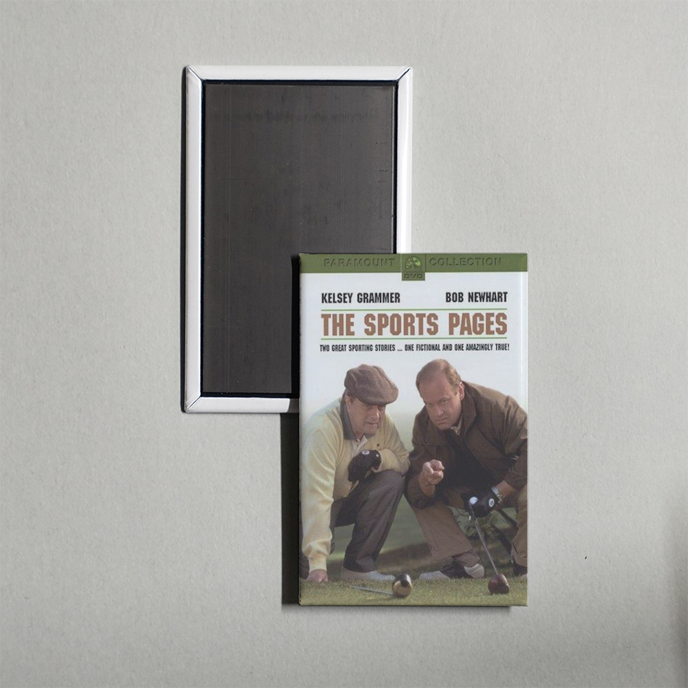The Sports Pages Mini Movie Fridge Magnet