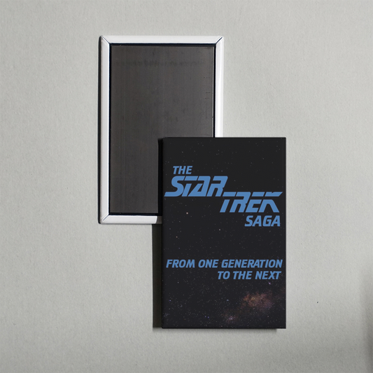 The Star Trek Saga From One Generation to the Next Mini Movie Fridge Magnet