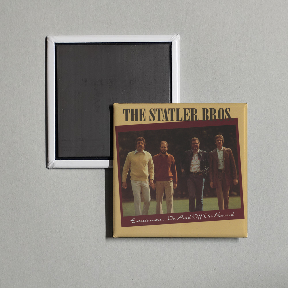 The Statler Brothers - Entertainers On & Off The Record Album Cover Fridge Magnet