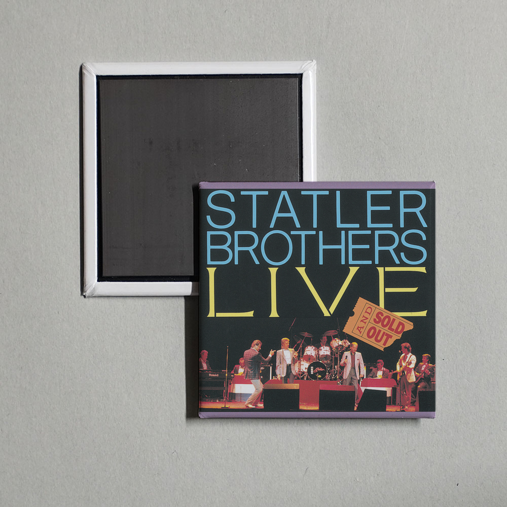 The Statler Brothers - Live - Sold Out Album Cover Fridge Magnet