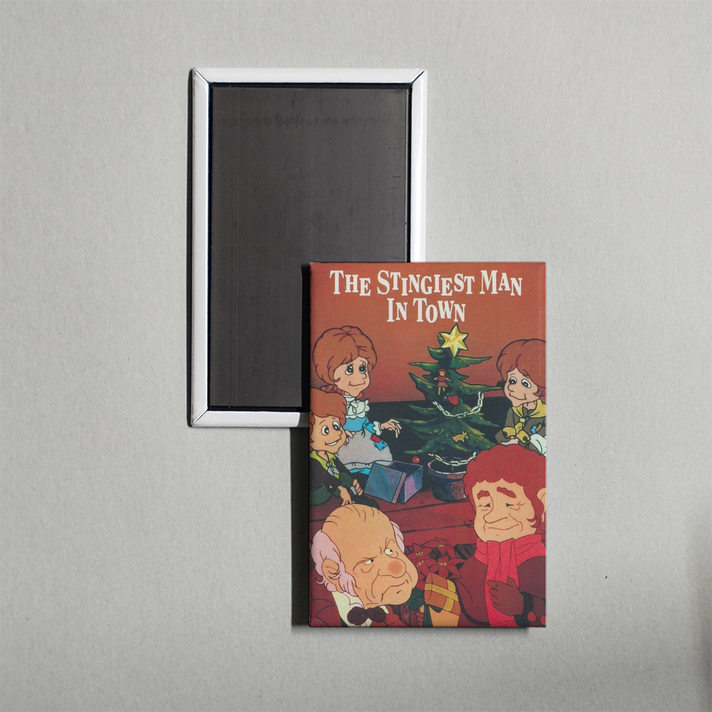 The Stingiest Man in Town Mini Movie Fridge Magnet