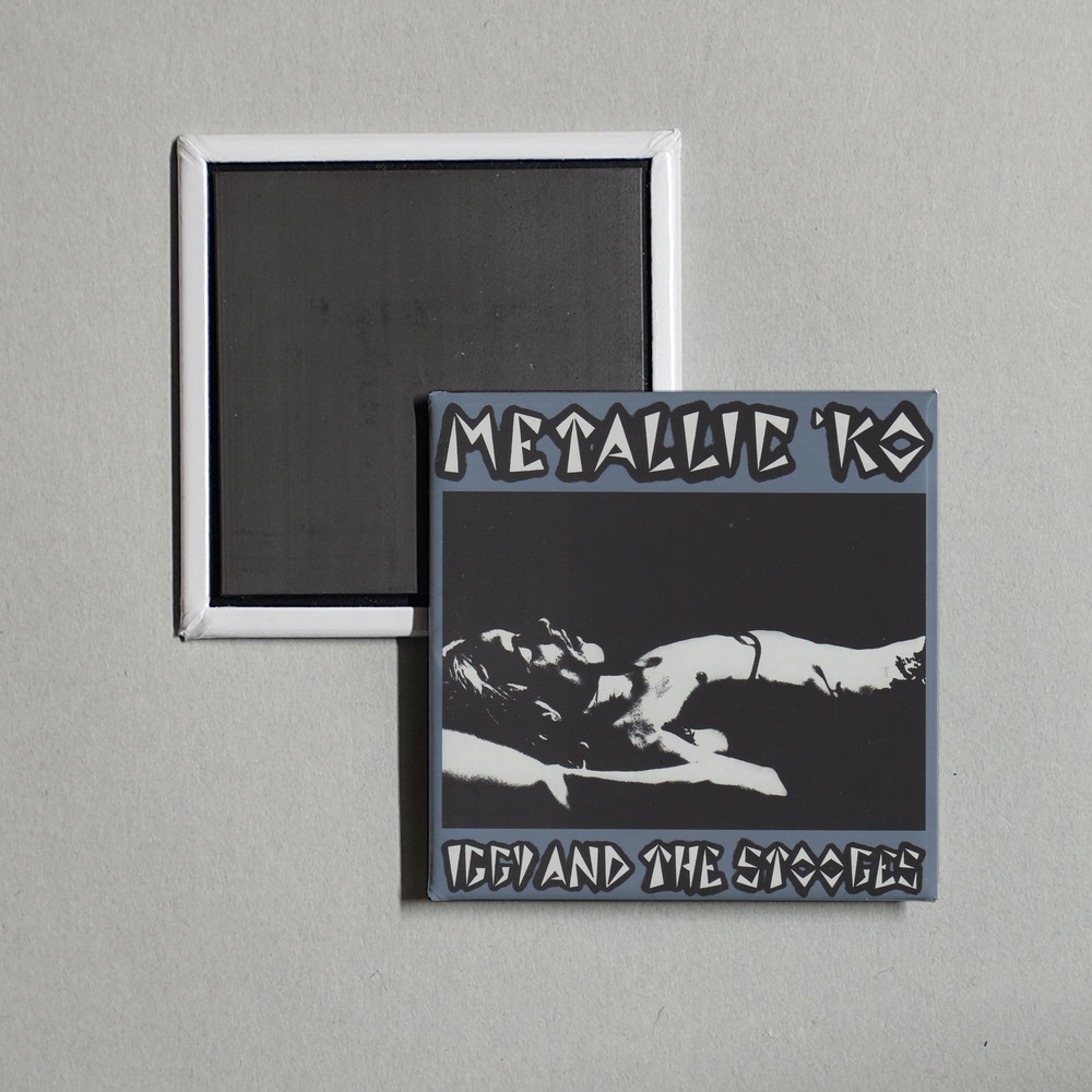 The Stooges - Metallic K.O. - The Original 1976 Album Album Cover Fridge Magnet