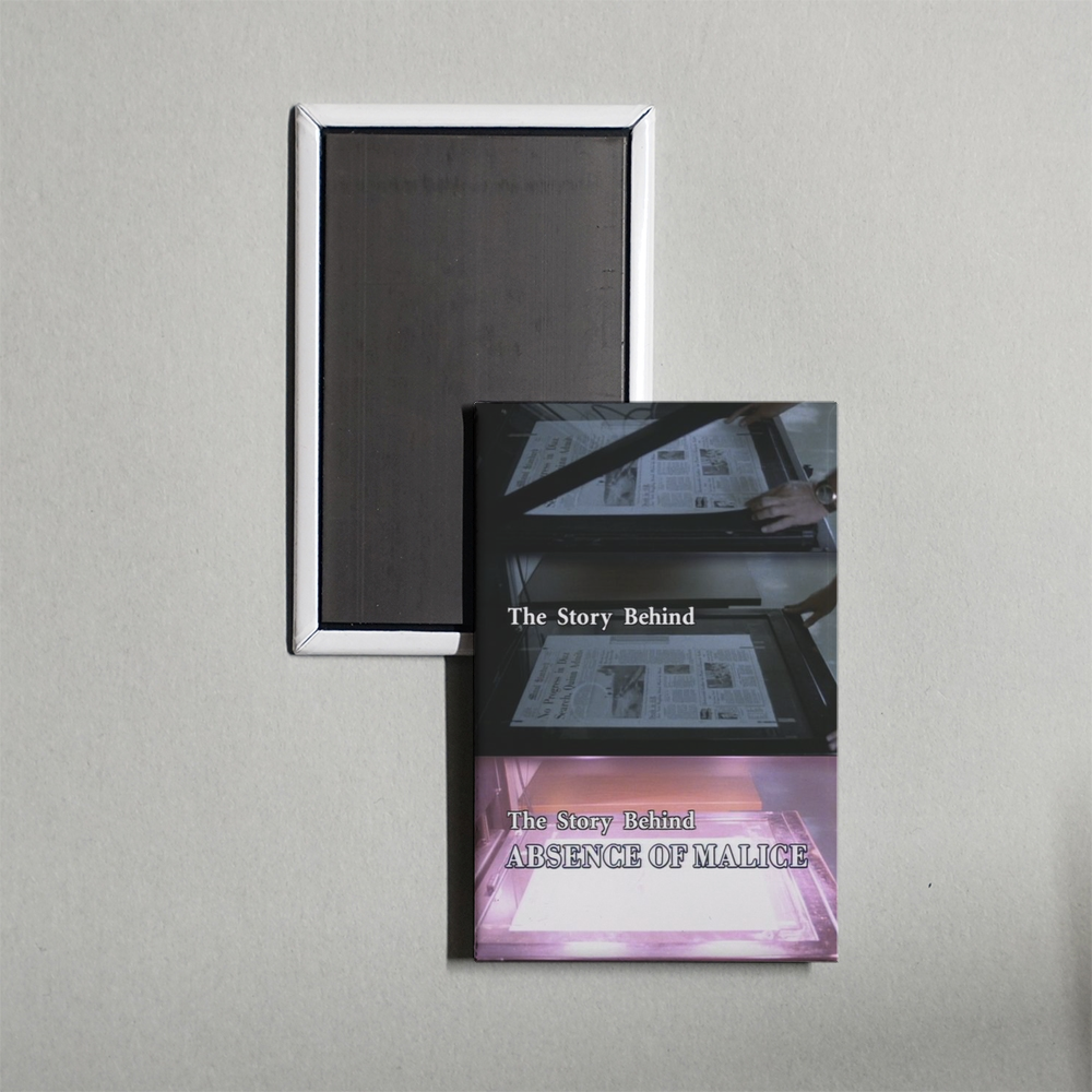 The Story Behind Absence of Malice Mini Movie Fridge Magnet