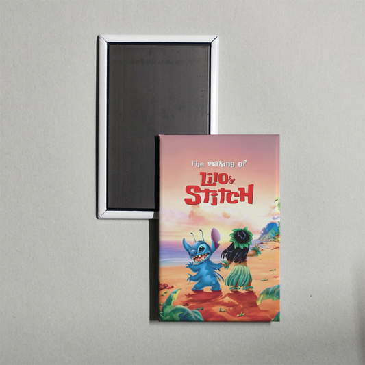 The Story Room The Making of 'Lilo & Stitch' Mini Movie Fridge Magnet