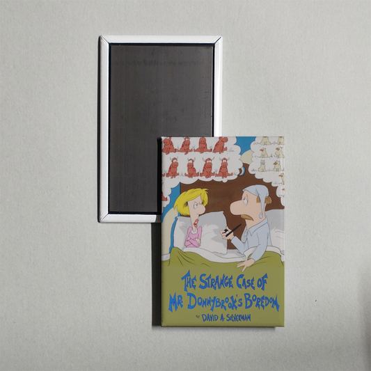 The Strange Case of Mr. Donnybrook's Boredom Mini Movie Fridge Magnet