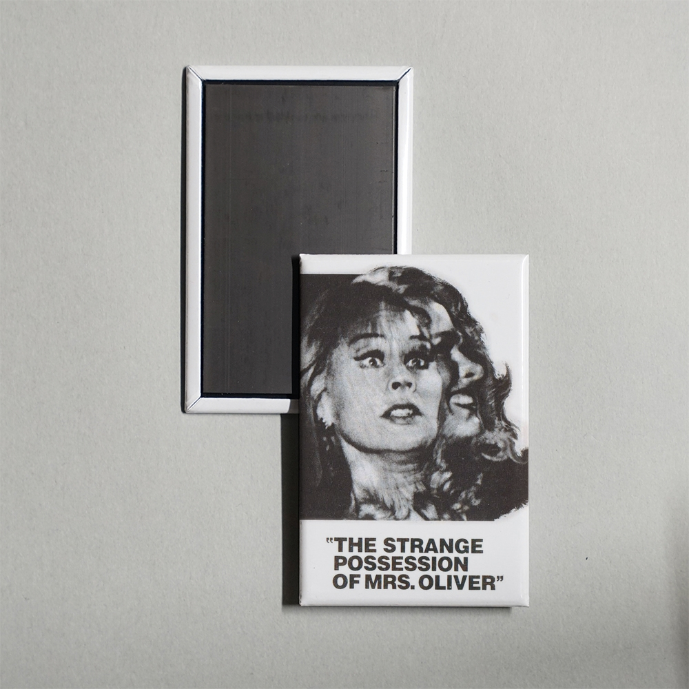 The Strange Possession of Mrs. Oliver Mini Movie Fridge Magnet