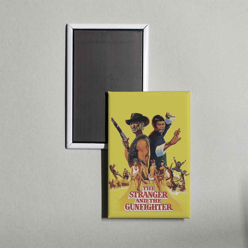 The Stranger and the Gunfighter Mini Movie Fridge Magnet