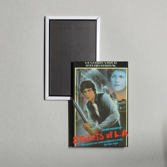 The Streets of L.A. Mini Movie Fridge Magnet