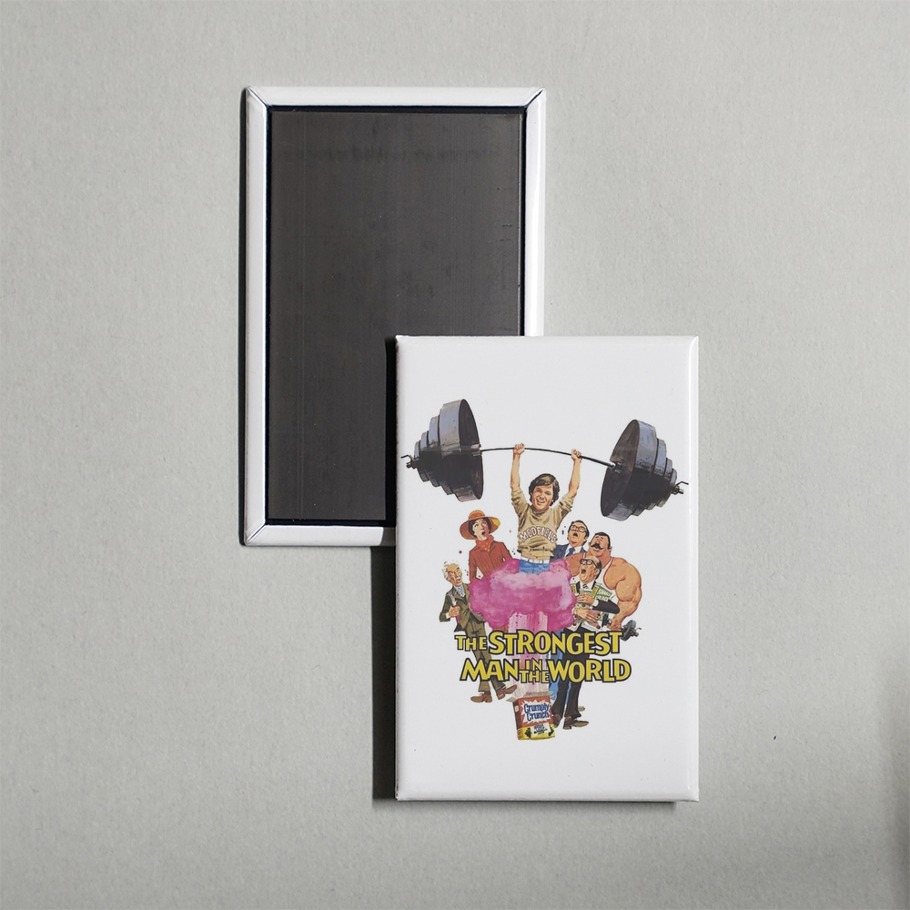 The Strongest Man in the World Mini Movie Fridge Magnet