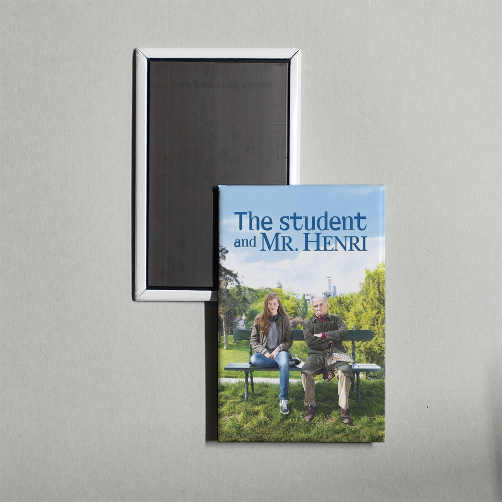 The Student and Mister Henri Mini Movie Fridge Magnet