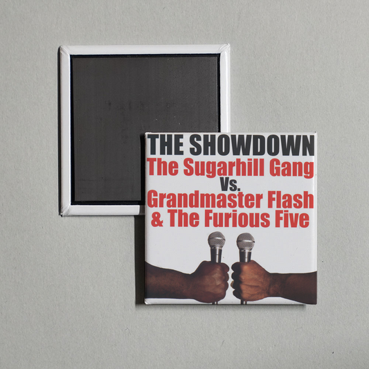 The Sugarhill Gang - The Showdown The Sugarhill Gang vs. Grandmaster Flash & The Furious Five Album Cover Fridge Magnet