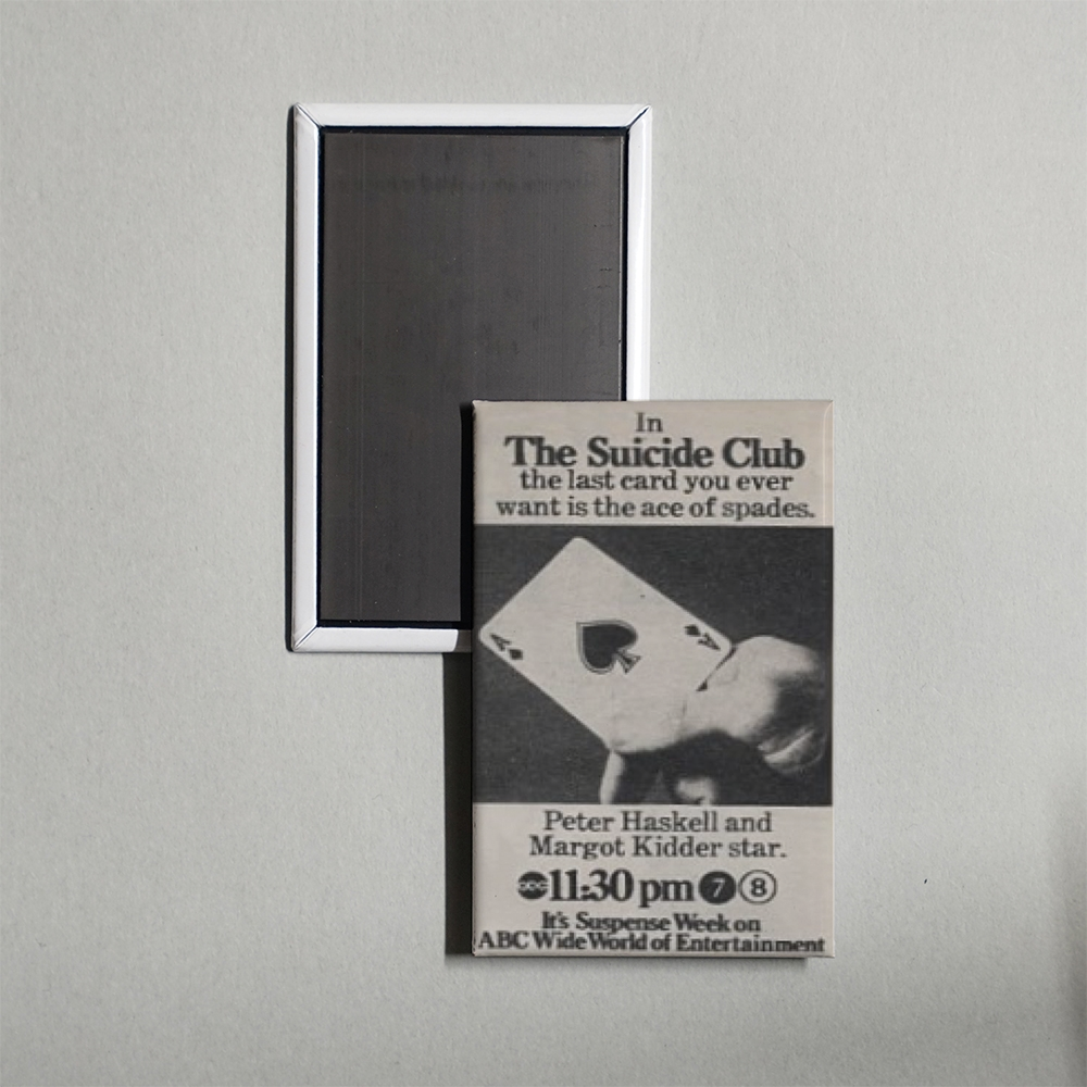 The Suicide Club Mini Movie Fridge Magnet