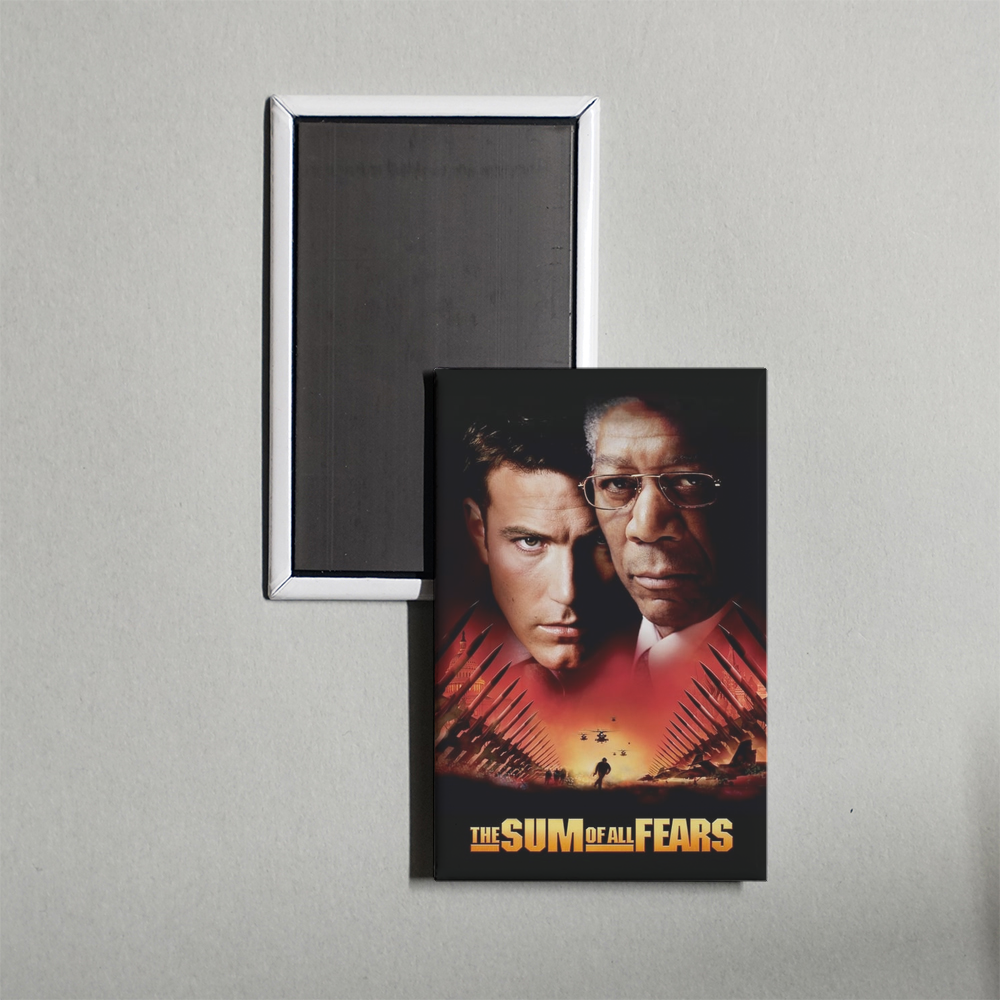 The Sum of All Fears Mini Movie Fridge Magnet