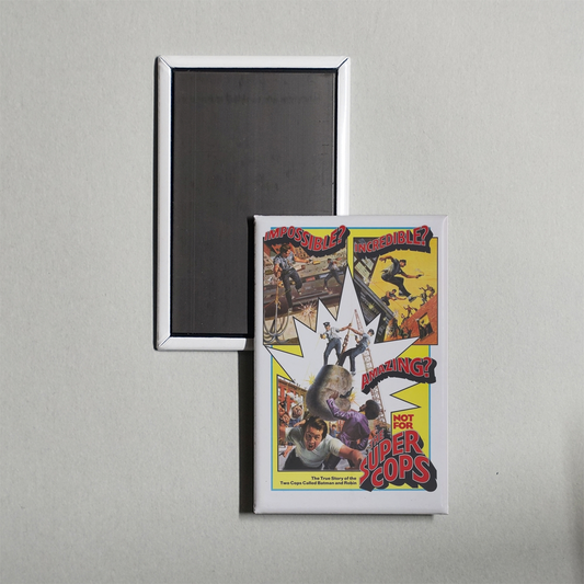 The Super Cops Mini Movie Fridge Magnet