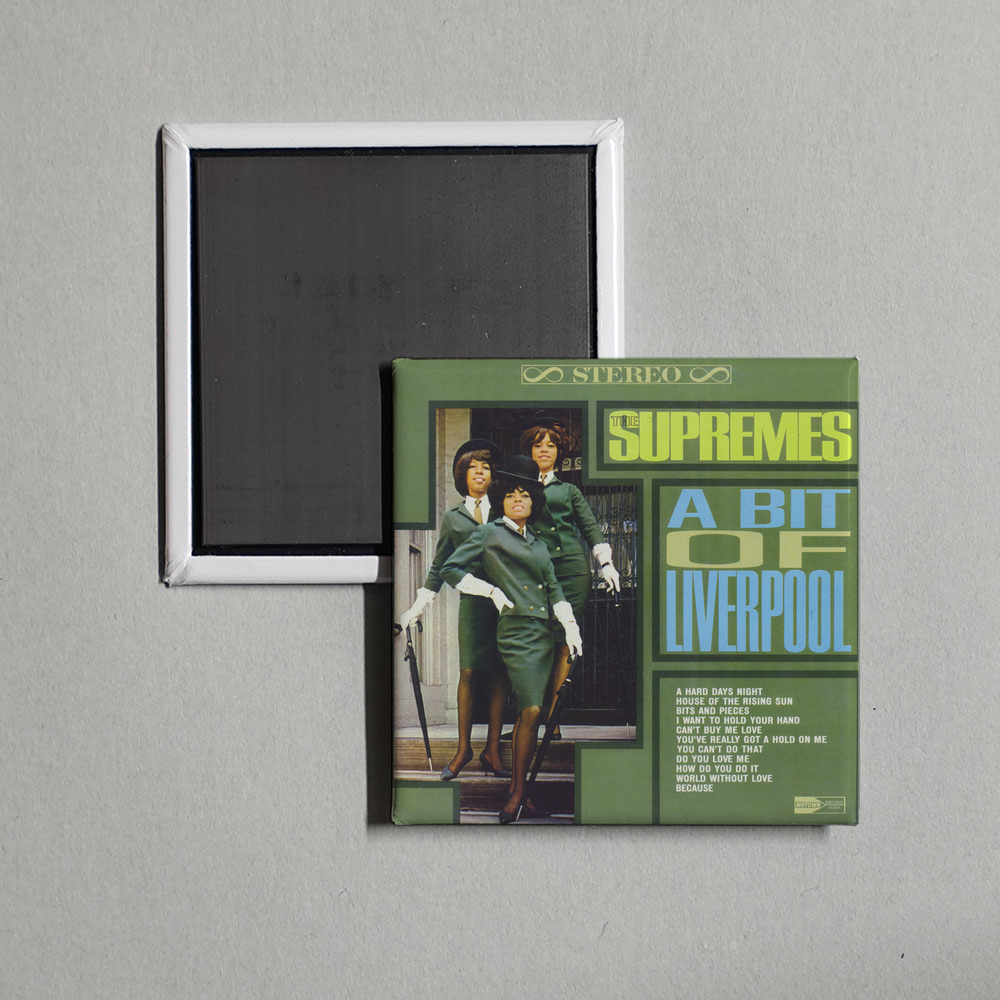 The Supremes - A Bit Of Liverpool Album Cover Fridge Magnet