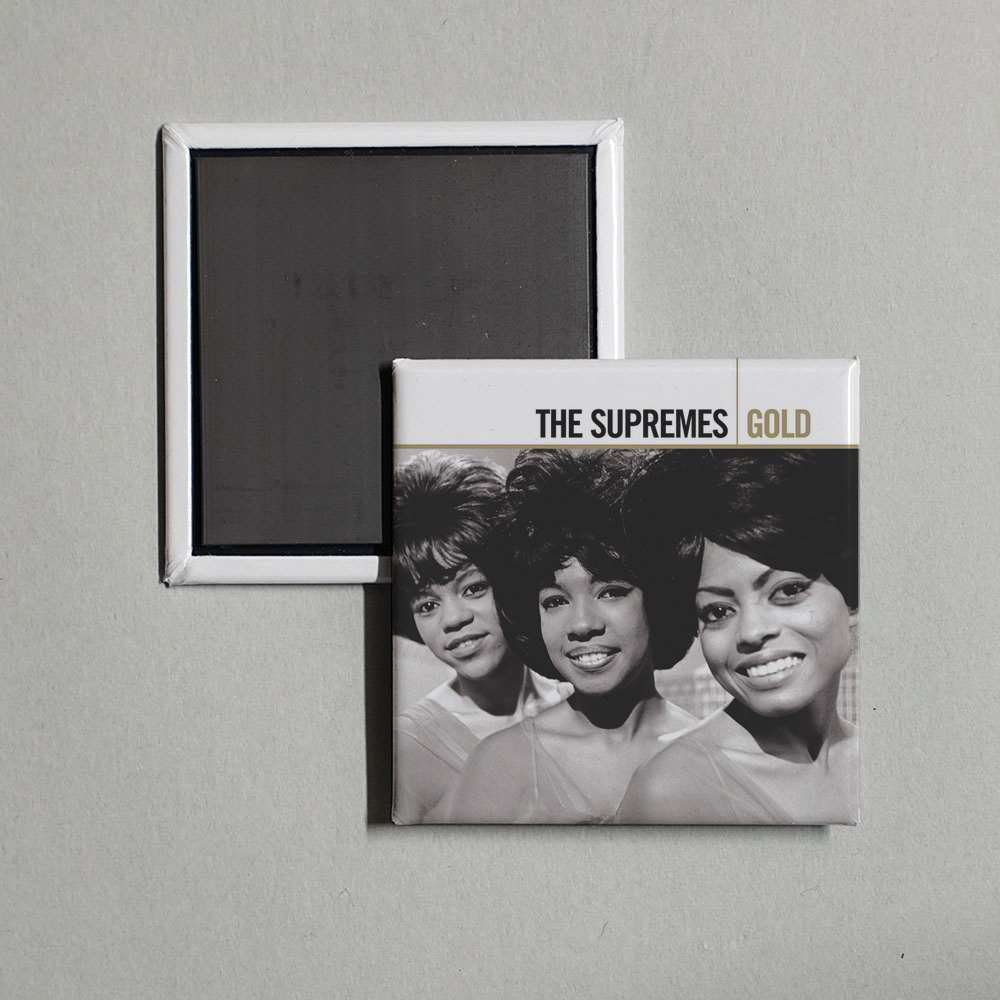 The Supremes - Gold Album Cover Fridge Magnet