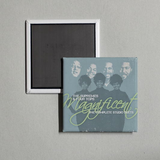 The Supremes - Magnificent The Complete Studio Duets Album Cover Fridge Magnet