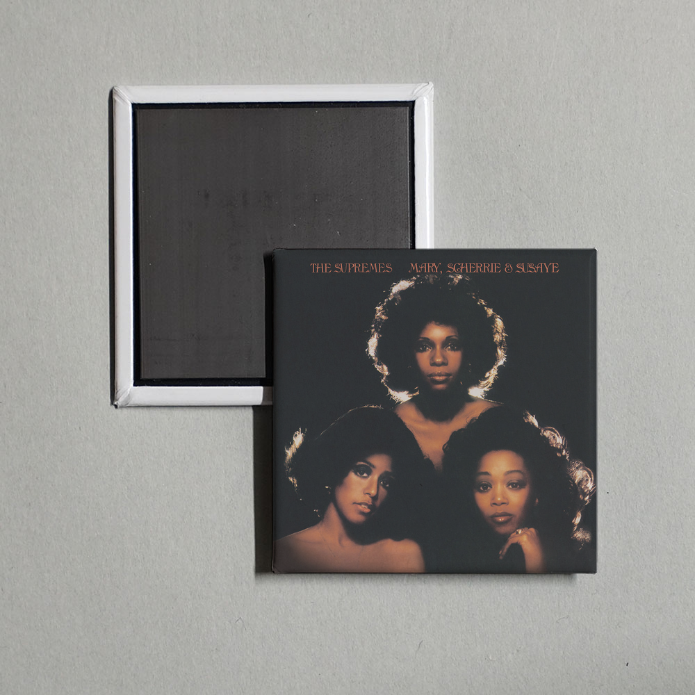 The Supremes - Mary, Scherrie & Susaye Album Cover Fridge Magnet