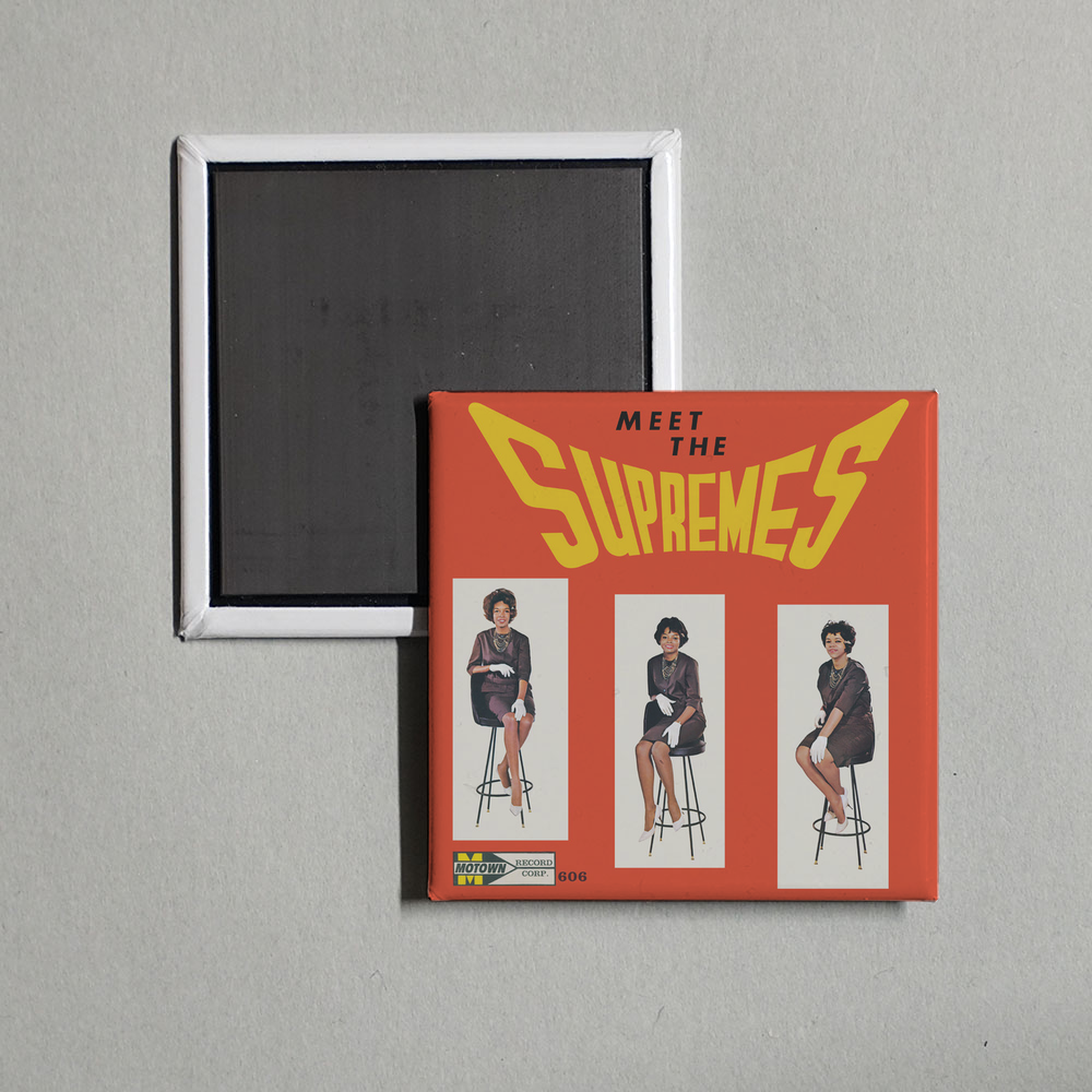 The Supremes - Meet The Supremes Album Cover Fridge Magnet