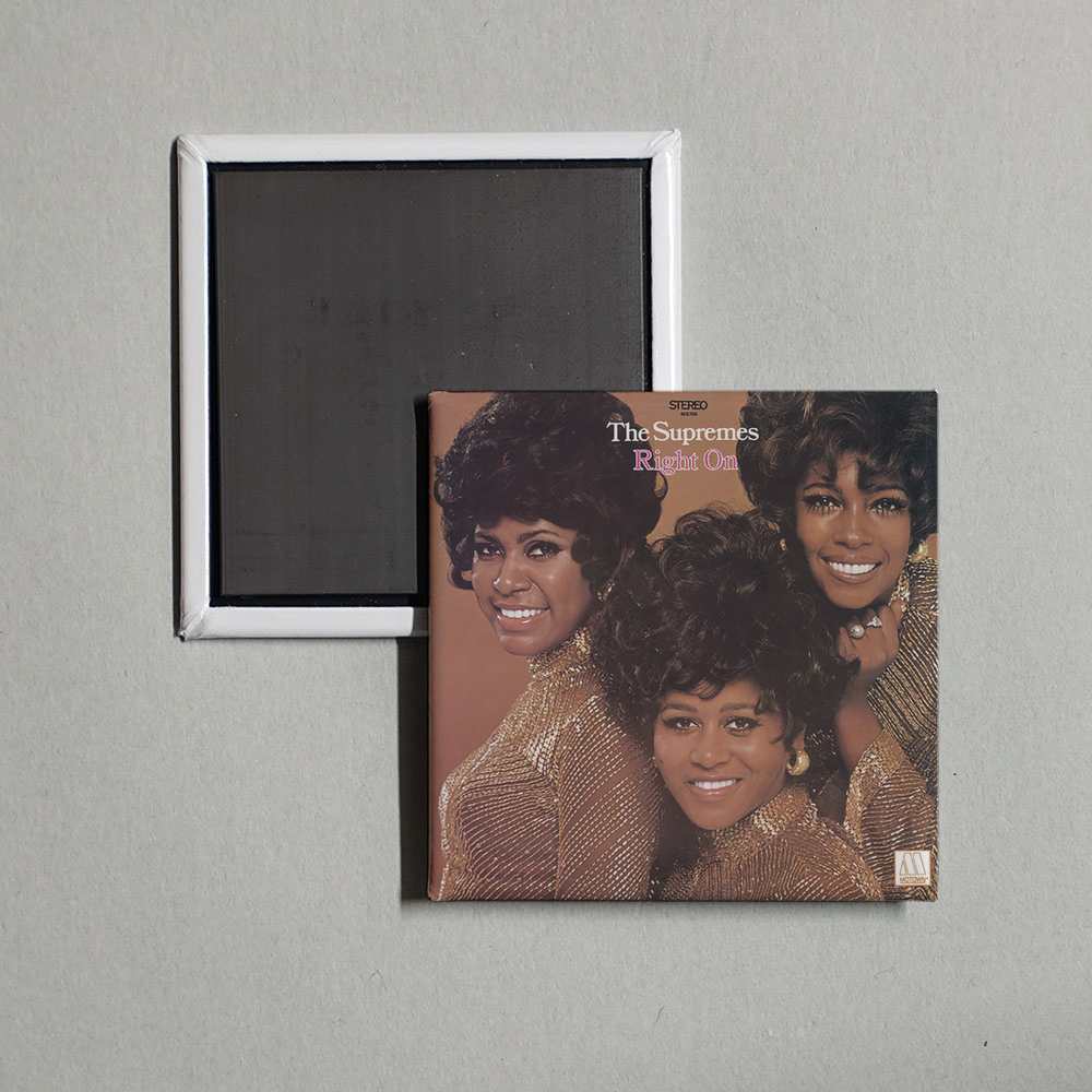 The Supremes - Right On Album Cover Fridge Magnet