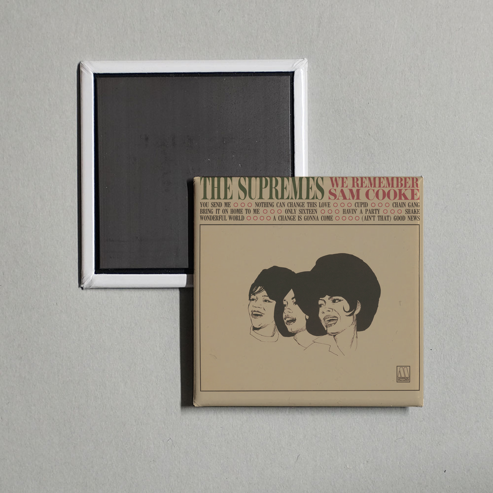 The Supremes - We Remember Sam Cooke Album Cover Fridge Magnet