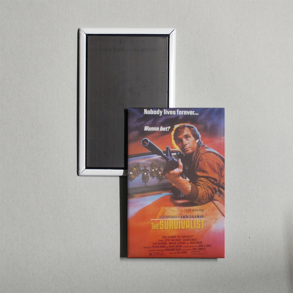 The Survivalist Mini Movie Fridge Magnet