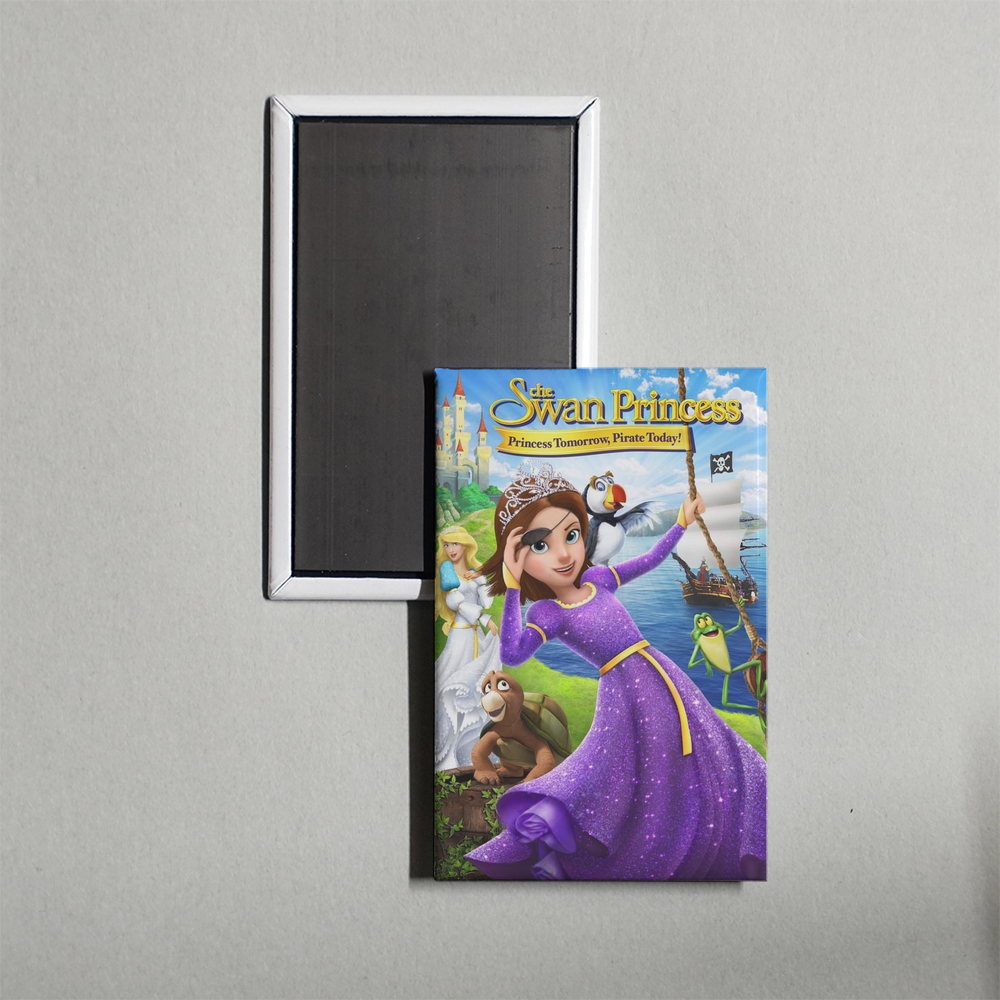 The Swan Princess Princess Tomorrow, Pirate Today! Mini Movie Fridge Magnet