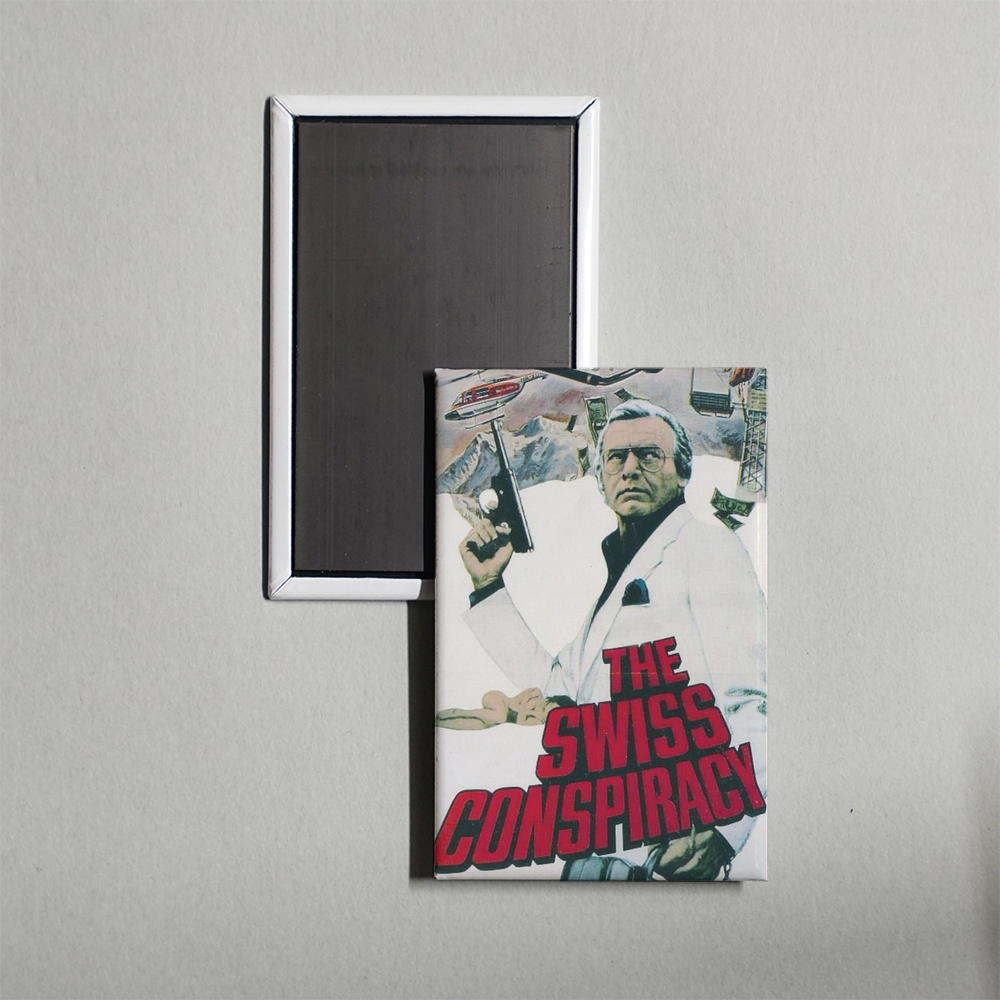 The Swiss Conspiracy Mini Movie Fridge Magnet