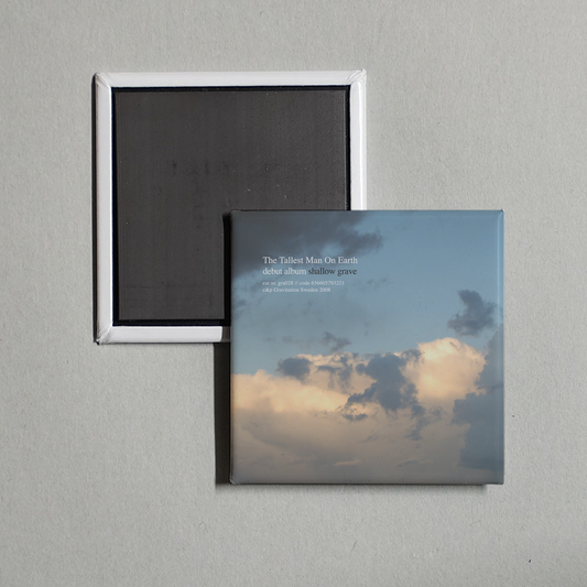 The Tallest Man On Earth - Shallow Grave Album Cover Fridge Magnet