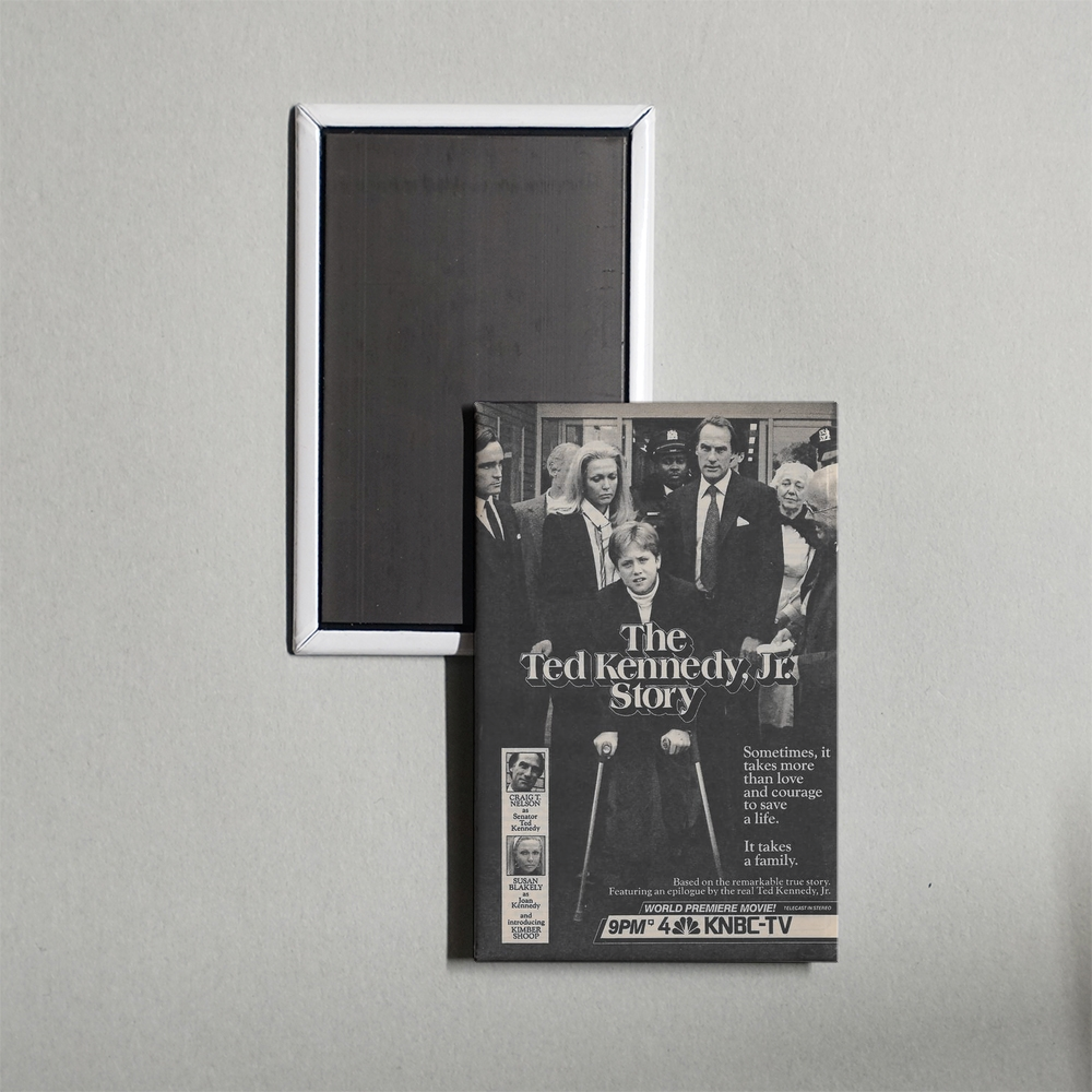 The Ted Kennedy Jr. Story Mini Movie Fridge Magnet